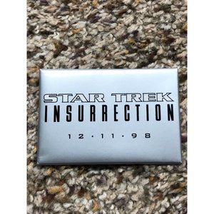 STAR TREK INSURRECTION Movie Promotional Promo Pin Next Generation Picard